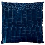 Leather Look & Skins Blue Silverback Large Cushion Case (Two Sides)