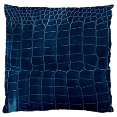 Leather Look & Skins Blue Silverback Large Cushion Case (Two Sides) from ArtsNow.com Back