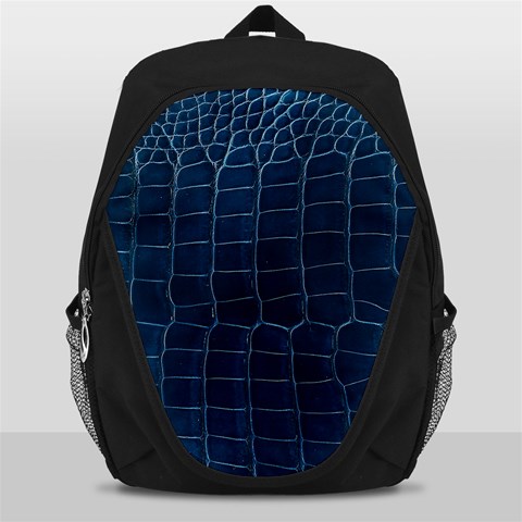 Leather Look & Skins Blue Silverback Backpack Bag from ArtsNow.com Front