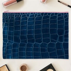 Leather Look & Skins Blue Silverback Cosmetic Bag (XXXL) from ArtsNow.com Front