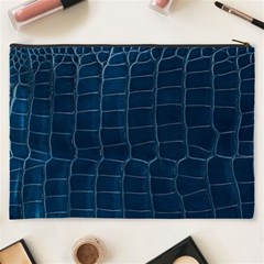 Leather Look & Skins Blue Silverback Cosmetic Bag (XXXL) from ArtsNow.com Back