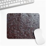 Leather Look & Skins Black And Brown Floral Small Mousepad