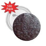 Leather Look & Skins Black And Brown Floral 2.25  Button (100 pack)