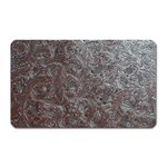 Leather Look & Skins Black And Brown Floral Magnet (Rectangular)