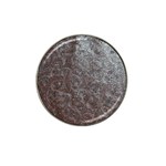 Leather Look & Skins Black And Brown Floral Hat Clip Ball Marker (4 pack)