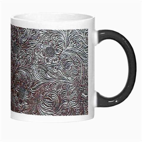 Leather Look & Skins Black And Brown Floral Morph Mug from ArtsNow.com Right