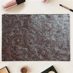 Leather Look & Skins Black And Brown Floral Cosmetic Bag (XXL)