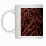 Leather Look & Skins Bark Brown White Mug