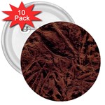 Leather Look & Skins Bark Brown 3  Button (10 pack)