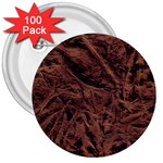 Leather Look & Skins Bark Brown 3  Button (100 pack)
