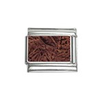 Leather Look & Skins Bark Brown Italian Charm (9mm)