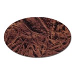 Leather Look & Skins Bark Brown Magnet (Oval)