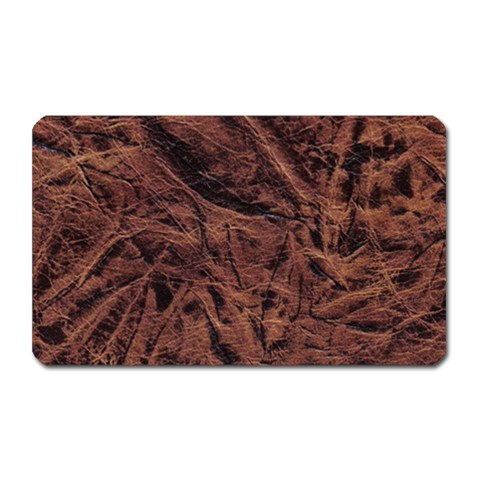 Leather Look & Skins Bark Brown Magnet (Rectangular) from ArtsNow.com Front