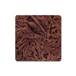 Leather Look & Skins Bark Brown Magnet (Square)