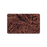 Leather Look & Skins Bark Brown Magnet (Name Card)