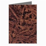 Leather Look & Skins Bark Brown Greeting Card