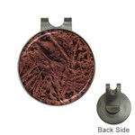 Leather Look & Skins Bark Brown Golf Ball Marker Hat Clip