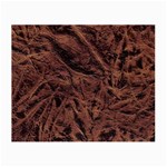 Leather Look & Skins Bark Brown Glasses Cloth (Small, Two Sides)