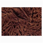 Leather Look & Skins Bark Brown Glasses Cloth (Large, Two Sides)