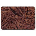 Leather Look & Skins Bark Brown Large Doormat