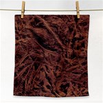 Leather Look & Skins Bark Brown Face Towel