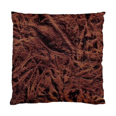 Leather Look & Skins Bark Brown Cushion Case (One Side) from ArtsNow.com Front