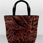 Leather Look & Skins Bark Brown Bucket Bag