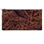 Leather Look & Skins Bark Brown Pencil Case