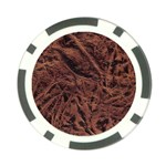 Leather Look & Skins Bark Brown Poker Chip Card Guard (10 pack)