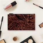 Leather Look & Skins Bark Brown Cosmetic Bag (Small)