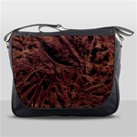 Leather Look & Skins Bark Brown Messenger Bag