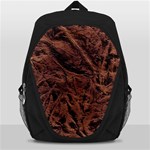 Leather Look & Skins Bark Brown Backpack Bag