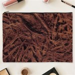 Leather Look & Skins Bark Brown Cosmetic Bag (XXXL)
