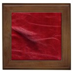 Leather Look & Skins Absolute Red Framed Tile