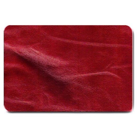 Leather Look & Skins Absolute Red Large Doormat from ArtsNow.com 30 x20  Door Mat