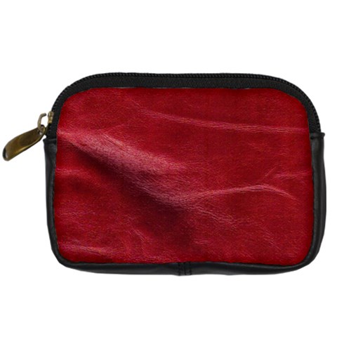 Leather Look & Skins Absolute Red Digital Camera Leather Case from ArtsNow.com Front