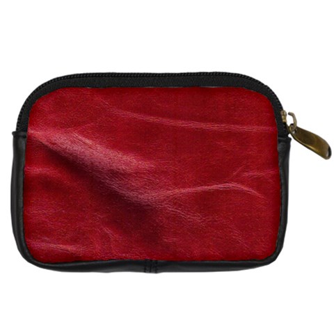 Leather Look & Skins Absolute Red Digital Camera Leather Case from ArtsNow.com Back