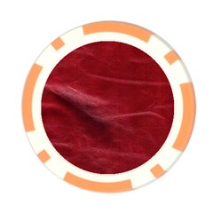 Leather Look & Skins Absolute Red Poker Chip Card Guard (10 pack) from ArtsNow.com Back