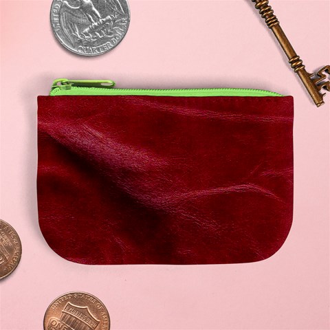 Leather Look & Skins Absolute Red Mini Coin Purse from ArtsNow.com Front