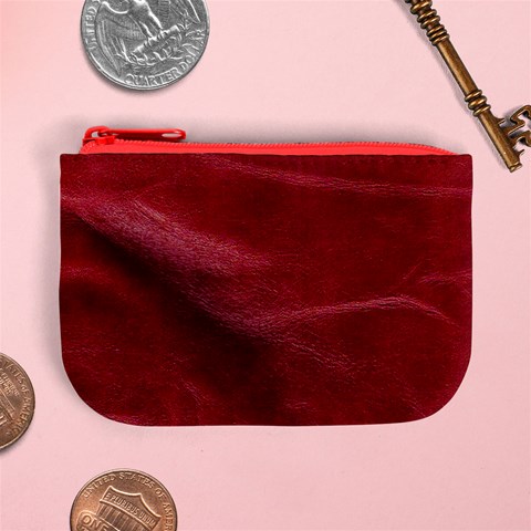 Leather Look & Skins Absolute Red Mini Coin Purse from ArtsNow.com Front