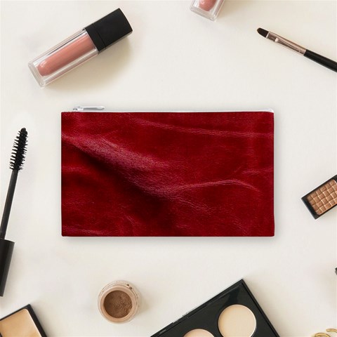 Leather Look & Skins Absolute Red Cosmetic Bag (Small) from ArtsNow.com Front