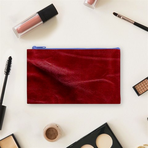 Leather Look & Skins Absolute Red Cosmetic Bag (Small) from ArtsNow.com Front