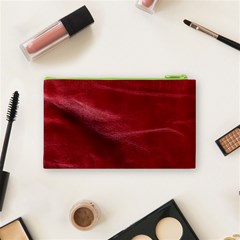Leather Look & Skins Absolute Red Cosmetic Bag (Small) from ArtsNow.com Back