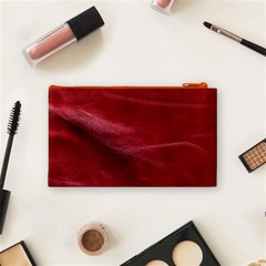 Leather Look & Skins Absolute Red Cosmetic Bag (Small) from ArtsNow.com Back