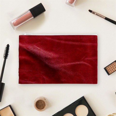 Leather Look & Skins Absolute Red Cosmetic Bag (Medium) from ArtsNow.com Front