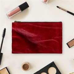 Leather Look & Skins Absolute Red Cosmetic Bag (Medium) from ArtsNow.com Front
