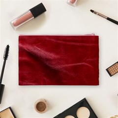 Leather Look & Skins Absolute Red Cosmetic Bag (Medium) from ArtsNow.com Back