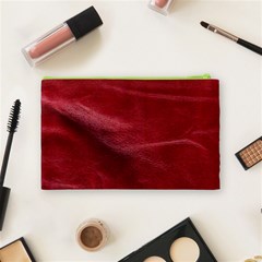 Leather Look & Skins Absolute Red Cosmetic Bag (Medium) from ArtsNow.com Back