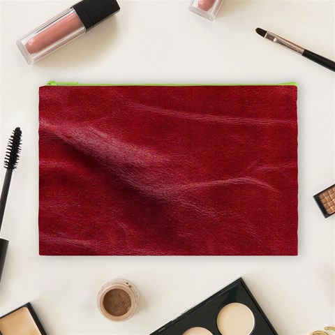Leather Look & Skins Absolute Red Cosmetic Bag (Large) from ArtsNow.com Front