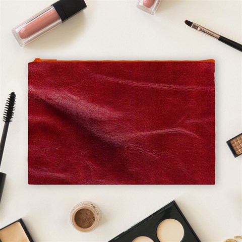 Leather Look & Skins Absolute Red Cosmetic Bag (Large) from ArtsNow.com Front